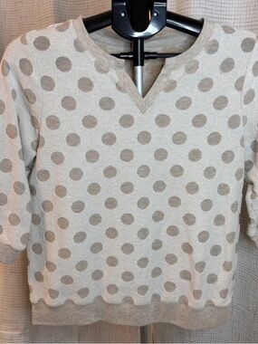 Studio Works Beige Knit Top - Petite